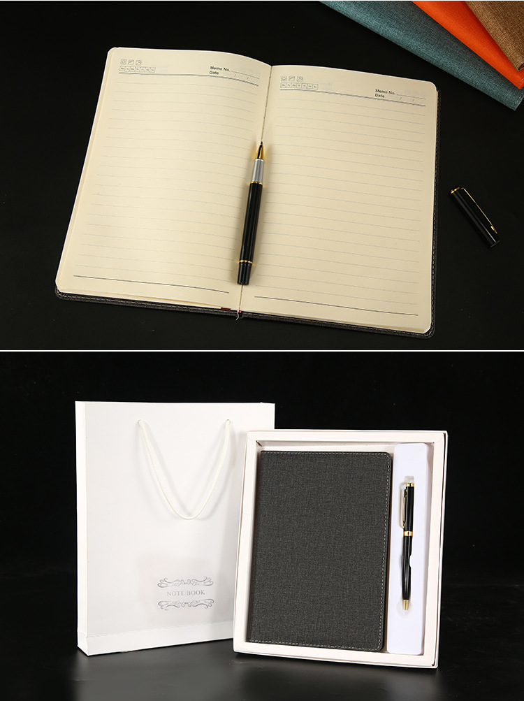 Custom creative simple business notebook gift box set a5 office supplies stationery notepad custom logo Custom creative simple business notebook gift box set a5 office supplies stationery notepad custom logo