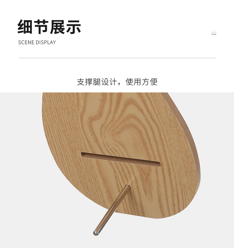 Mirror Wooden Cartoon Bear Makeup Mirror Desktop Dormitory Dressing Mirror Student Girl Bedroom Cute Makeup Mirror