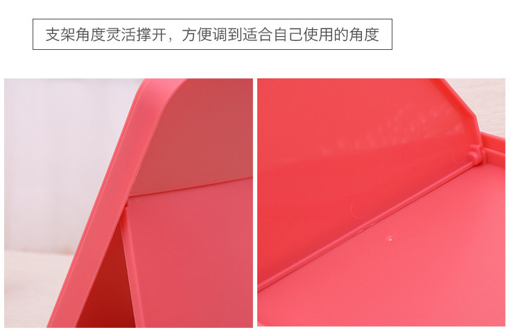 Hd makeup mirror desktop simple dressing mirror square princess mirror folding portable large mirror Hd makeup mirror desktop simple dressing mirror square princess mirror folding portable large mirror