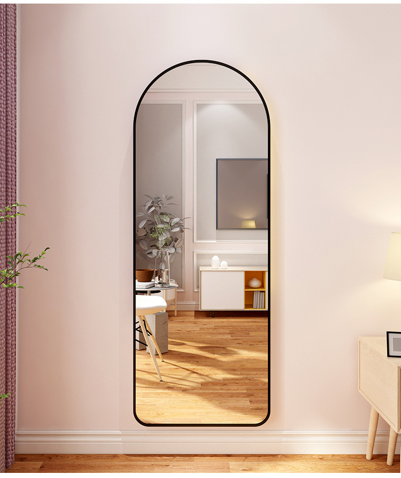 Full Body Dressing Mirror Home Girl Bedroom Makeup Wall Hanging Small Wall Hanging Vertical Fitting Floor Mirror Ins Style Full Body Dressing Mirror Home Girl Bedroom Makeup Wall Hanging Small Wall Hanging Vertical Fitting Floor Mirror Ins Style