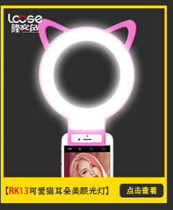New LED dressing table style with rechargeable night light RK36 princess dressing mirror creative gift
