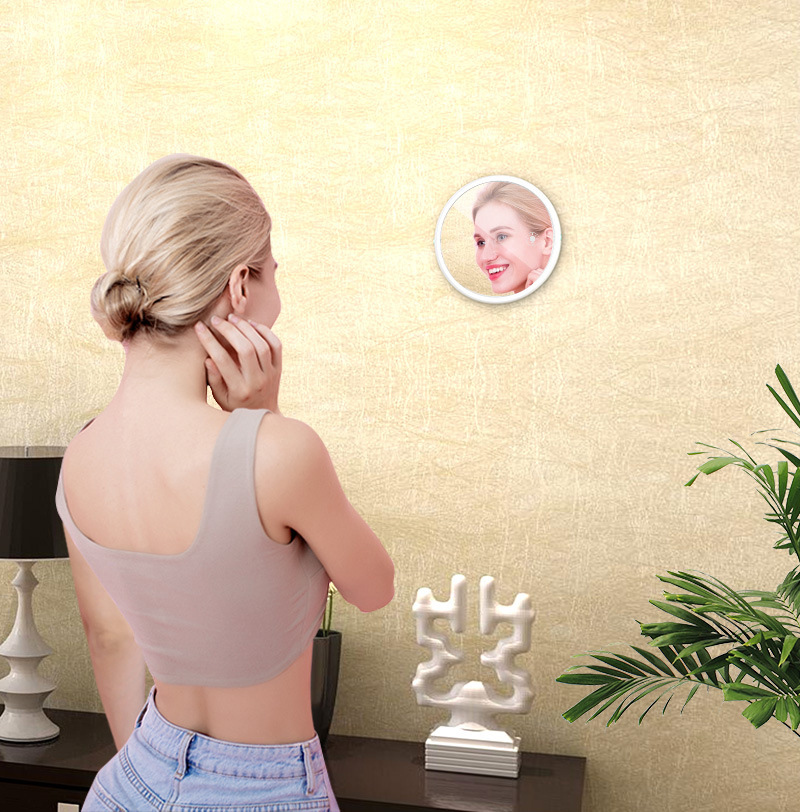 New LED dressing table style with rechargeable night light RK36 princess dressing mirror creative gift