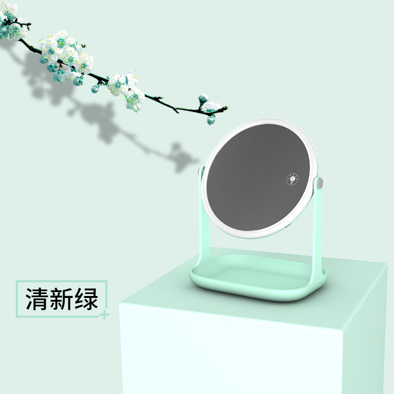 New LED dressing table style with rechargeable night light RK36 princess dressing mirror creative gift
