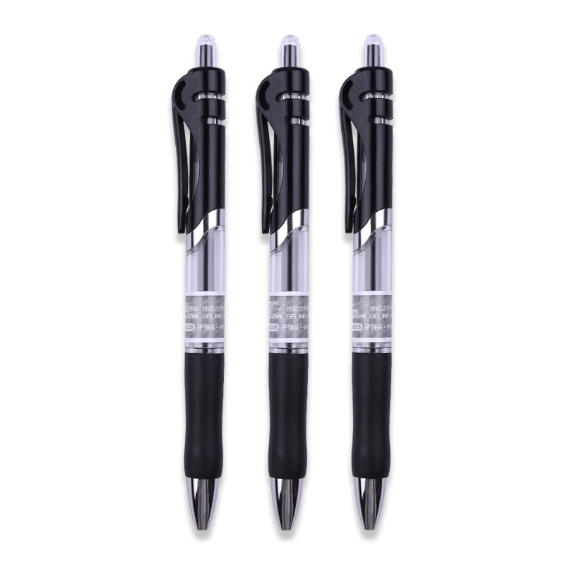 Office Office Supplies 0.5mm Bullet Gel Pen Signature PEN Conference Pen Examination Specific Pen 12 PCs Wholesale