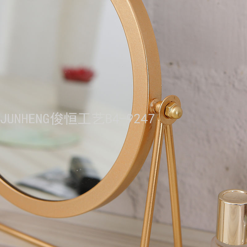 INS Nordic Internet Celebrity Desktop Makeup Mirror Dormitory Female Desktop Portable Small Mirror Home Dressing Mirror INS Nordic Internet Celebrity Desktop Makeup Mirror Dormitory Female Desktop Portable Small Mirror Home Dressing Mirror