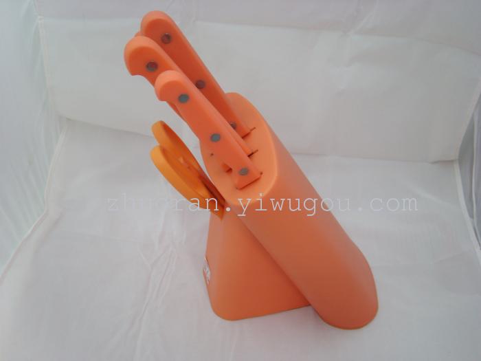 Kitchen large ramp 7 condom chef knife butcher knife scissors Peel knife utility knives