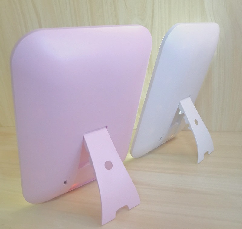 Desktop Portable Light Fill Tablet Dressing Mirror Desktop USB Charging Square Small Mirror Portable Led Make-up Mirror