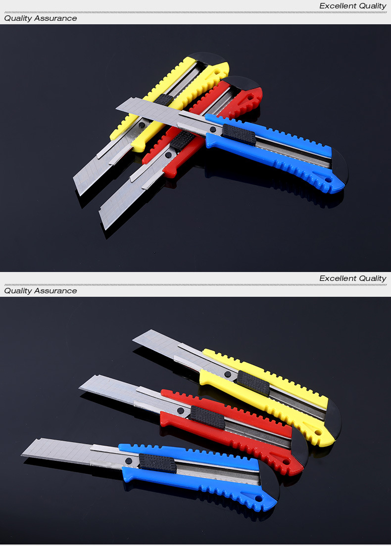 Factory Batch 223 Large Size Art Knife Durable Sharp All Steel Art Knife Utility Knife Cloth Scissors Wallpaper Knife