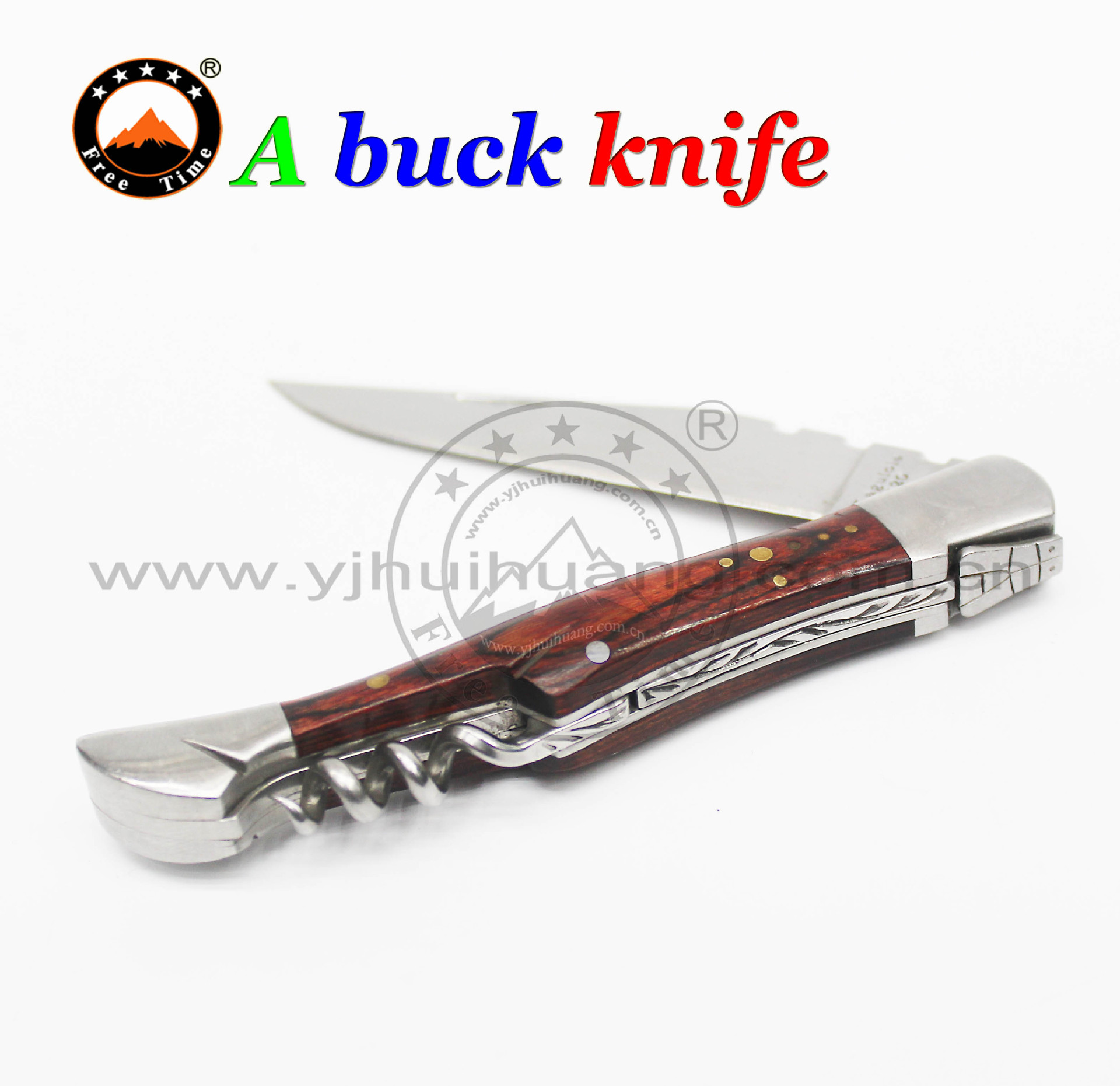 Camping folding knife utility knives multi-purpose knife knives in Yangjiang knife color wood knife