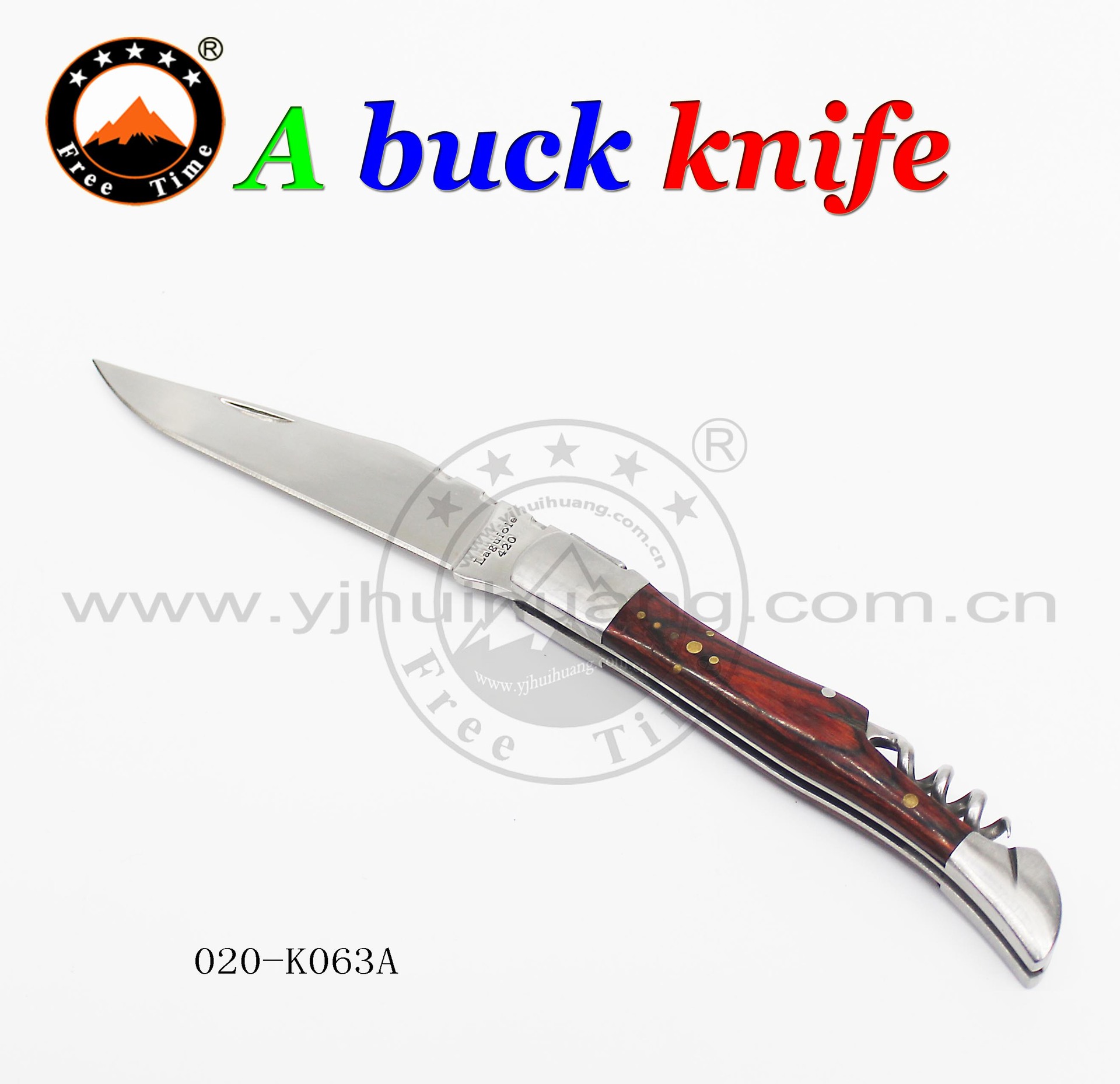 Camping folding knife utility knives multi-purpose knife knives in Yangjiang knife color wood knife