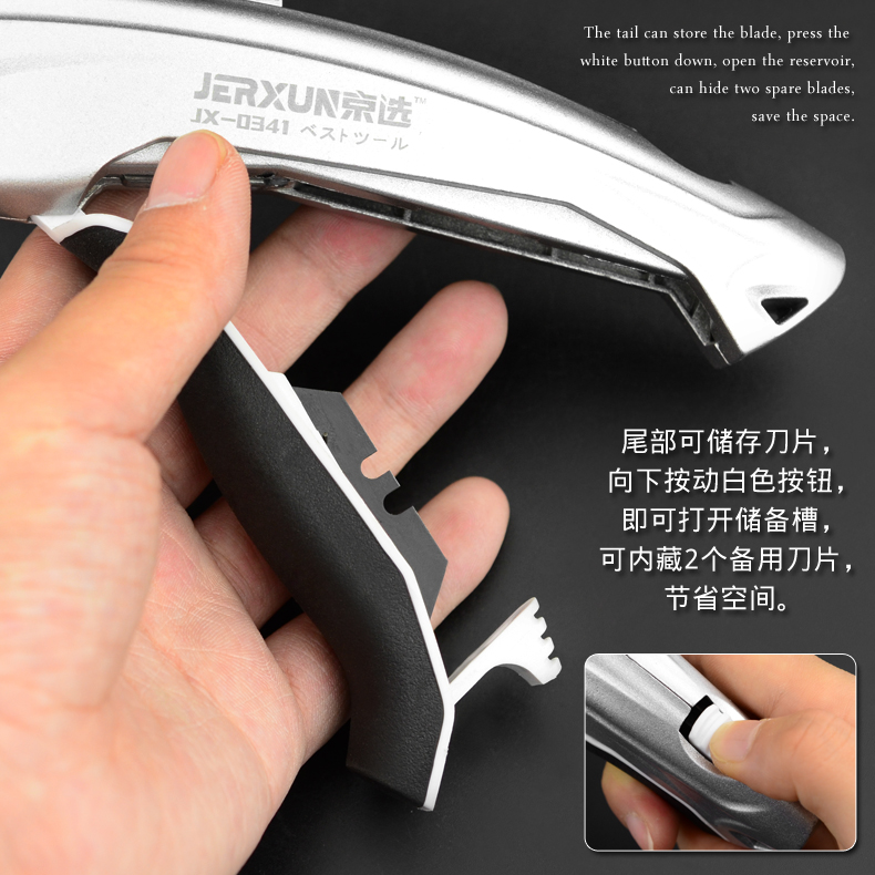 Multi-functional electrician's knife folding utility knife heavy duty cutting paper wallpaper carpet cable stripping line stripping knife