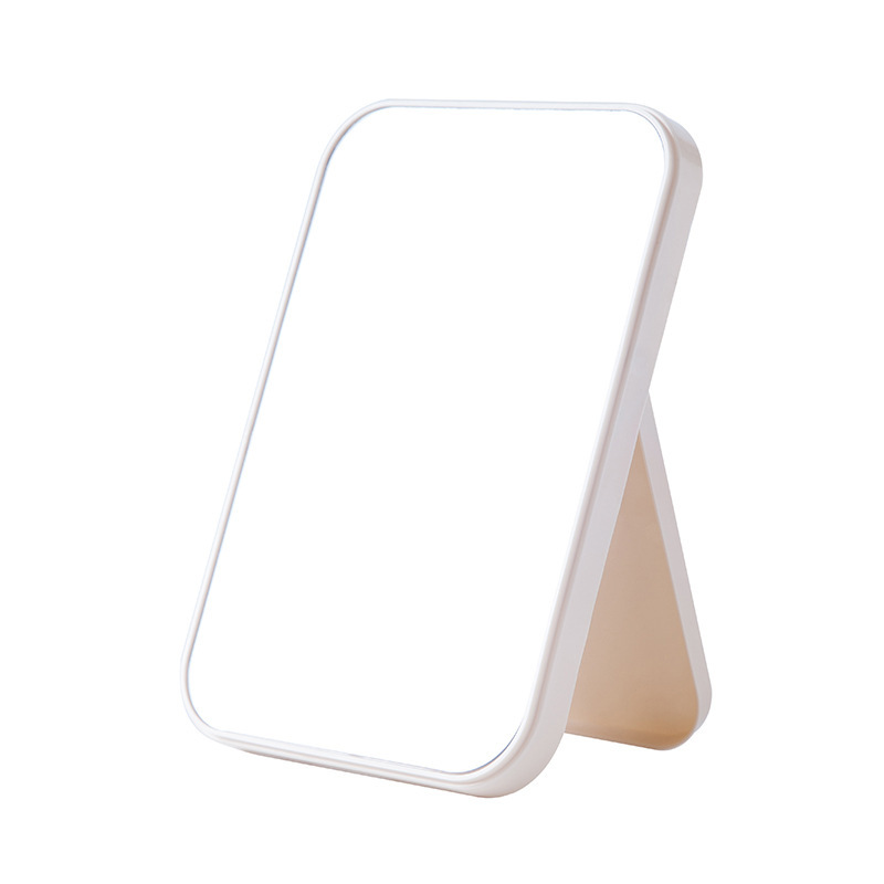 Desktop Folding Portable Cosmetic Mirror Student Dormitory Desktop Small Mirror Female Dressing Mirror Small Portable Princess Mirror