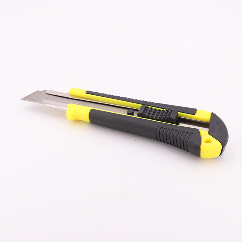Factory Wholesale Wide Coated Glue Art Knife Wallpaper Knife Heavy Duty Paper Cutter Drop-Resistant Wear-Resistant Express Knife Utility Knife