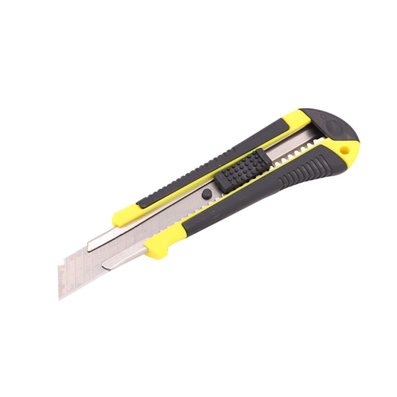 Factory Wholesale Wide Coated Glue Art Knife Wallpaper Knife Heavy Duty Paper Cutter Drop-Resistant Wear-Resistant Express Knife Utility Knife