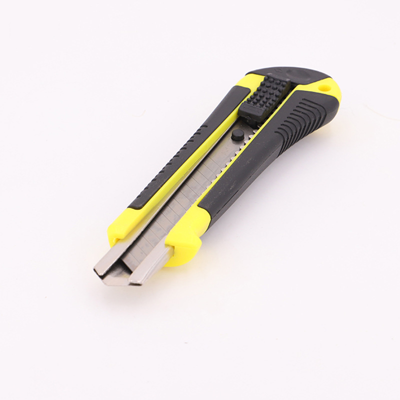 Factory Wholesale Wide Coated Glue Art Knife Wallpaper Knife Heavy Duty Paper Cutter Drop-Resistant Wear-Resistant Express Knife Utility Knife
