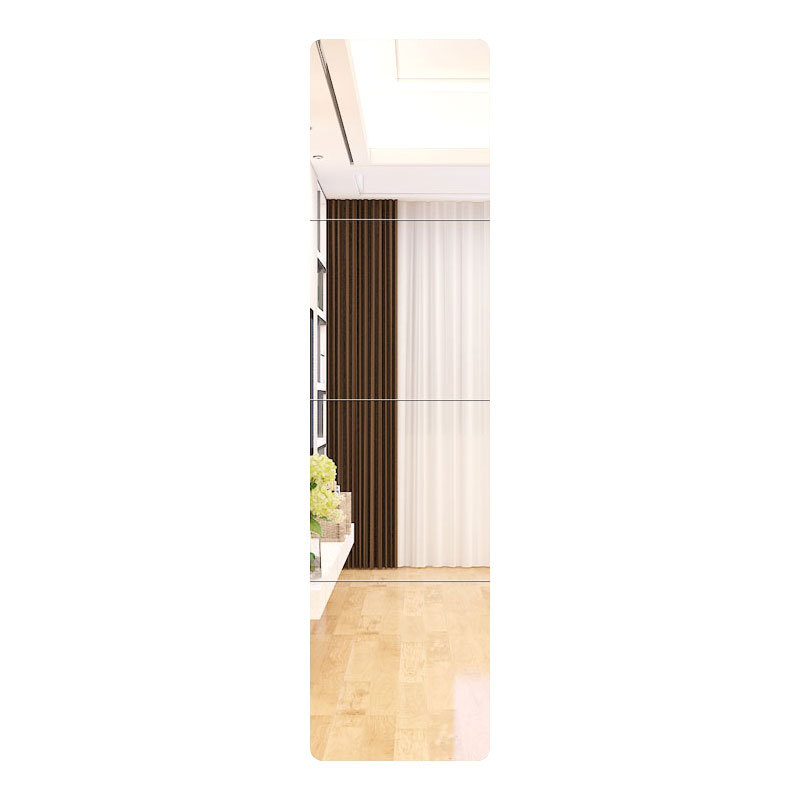 Dressing Mirror Stitching Wall Hanging Mirror Self-Adhesive Dormitory Paste Full-Length Mirror Wall Hanging Full-Length Mirror Wall Self-Adhesive Sticker Mirror