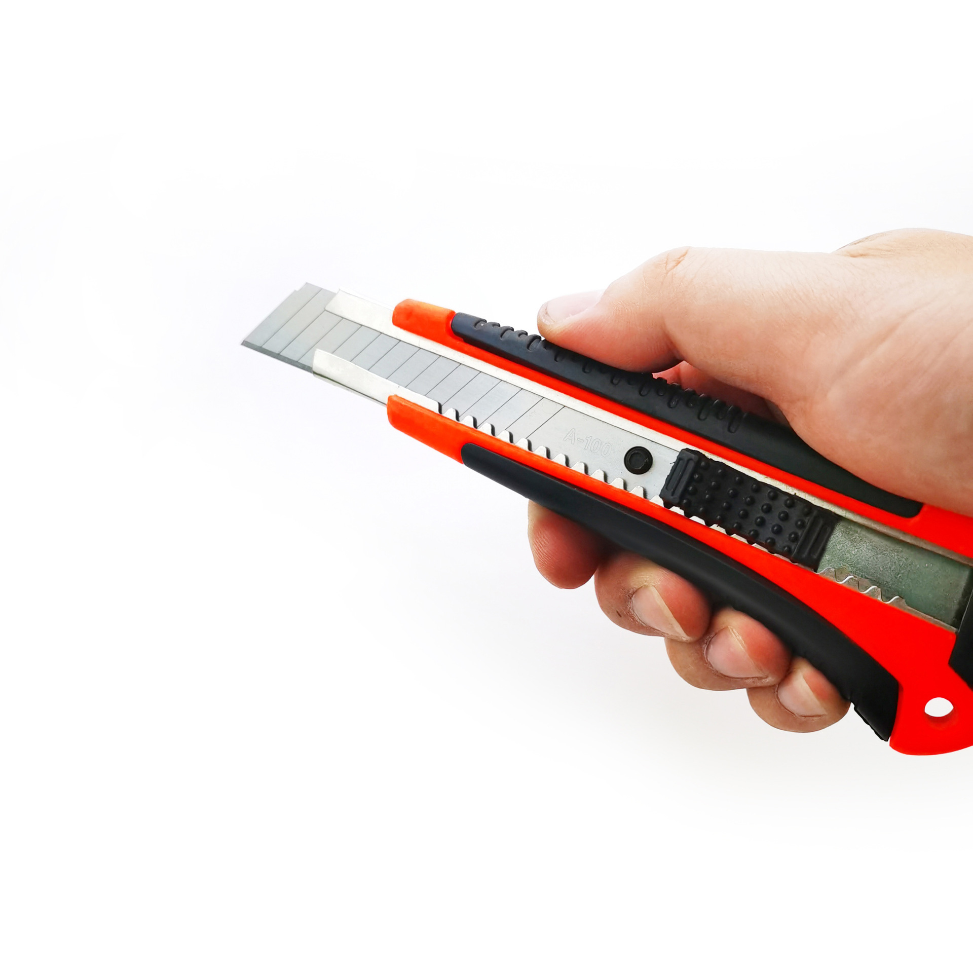 Factory Direct Sales Utility Knife Wholesale Large Industrial Wallpaper Blade 18mm 223 Heavy Duty 286 Art Knife Rack
