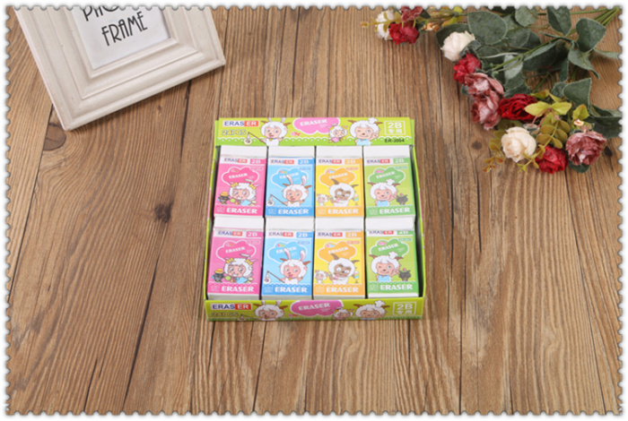 Stationery haoxi sheep eraser 2B special rubber 24PCS box