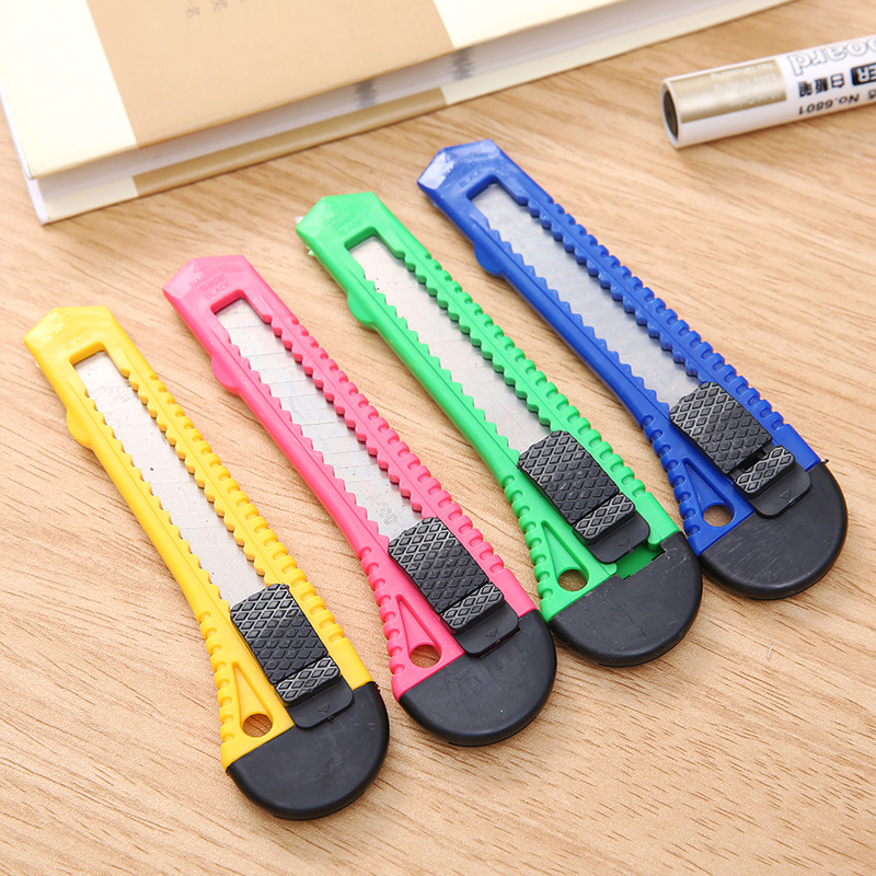 Factory Direct Sales Art Knife Letter Breaking Paper Utility Knife Wallpaper Knife Cloth Scissors Super Sharp Blade Paper Cutting Knife