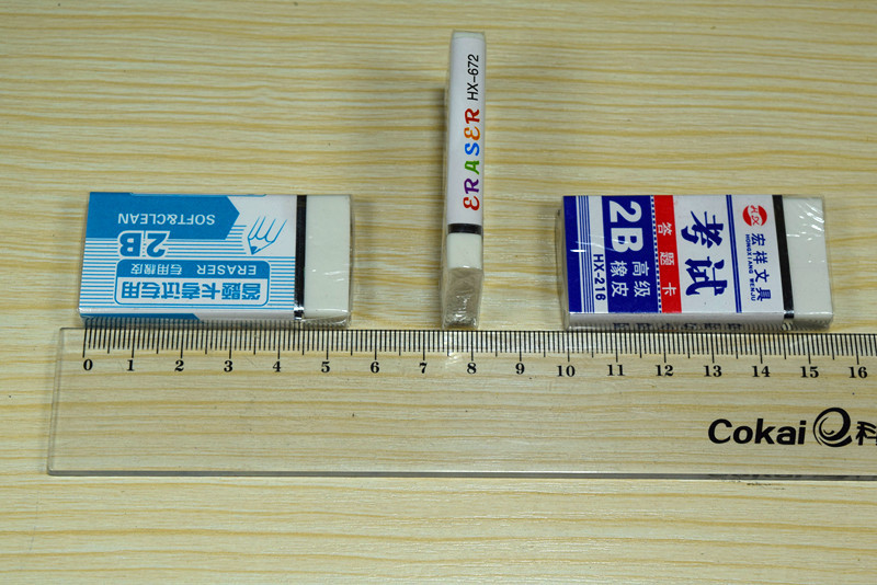 Wholesale 2B Eraser Art/Exam Rubber Student Eraser Small Eraser
