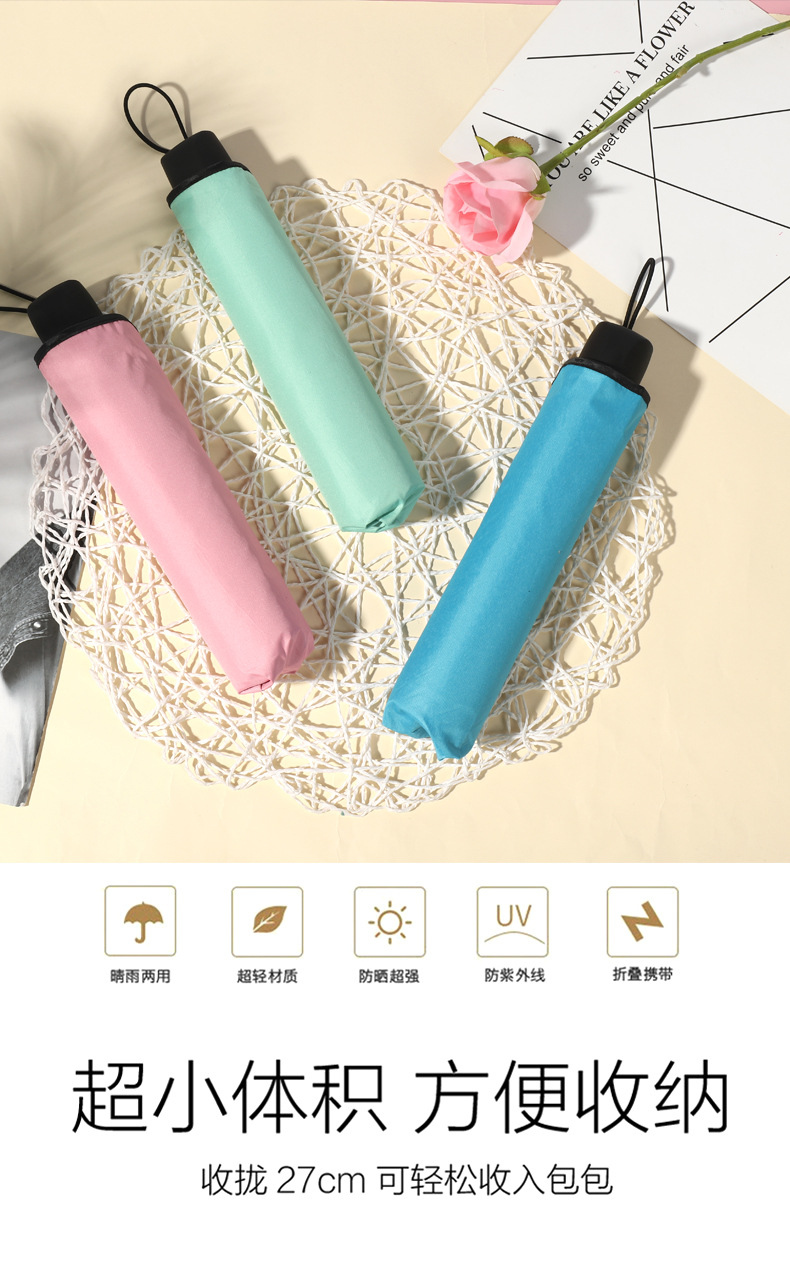 Umbrella Tri-Fold Vinyl Blooming Umbrella UV Protection Rain Or Shine Dual-Use Umbrella Promotion Advertising Umbrella Umbrella Tri-Fold Vinyl Blooming Umbrella UV Protection Rain Or Shine Dual-Use Umbrella Promotion Advertising Umbrella