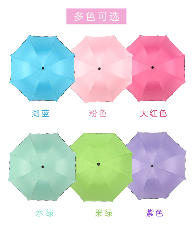 Umbrella Tri-Fold Vinyl Blooming Umbrella UV Protection Rain Or Shine Dual-Use Umbrella Promotion Advertising Umbrella Umbrella Tri-Fold Vinyl Blooming Umbrella UV Protection Rain Or Shine Dual-Use Umbrella Promotion Advertising Umbrella