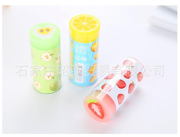 Tizo Stationery Cartoon 2B Eraser Zero Harajuku Cute Fruit Student Children's Prizes Eraser Wholesale 9904