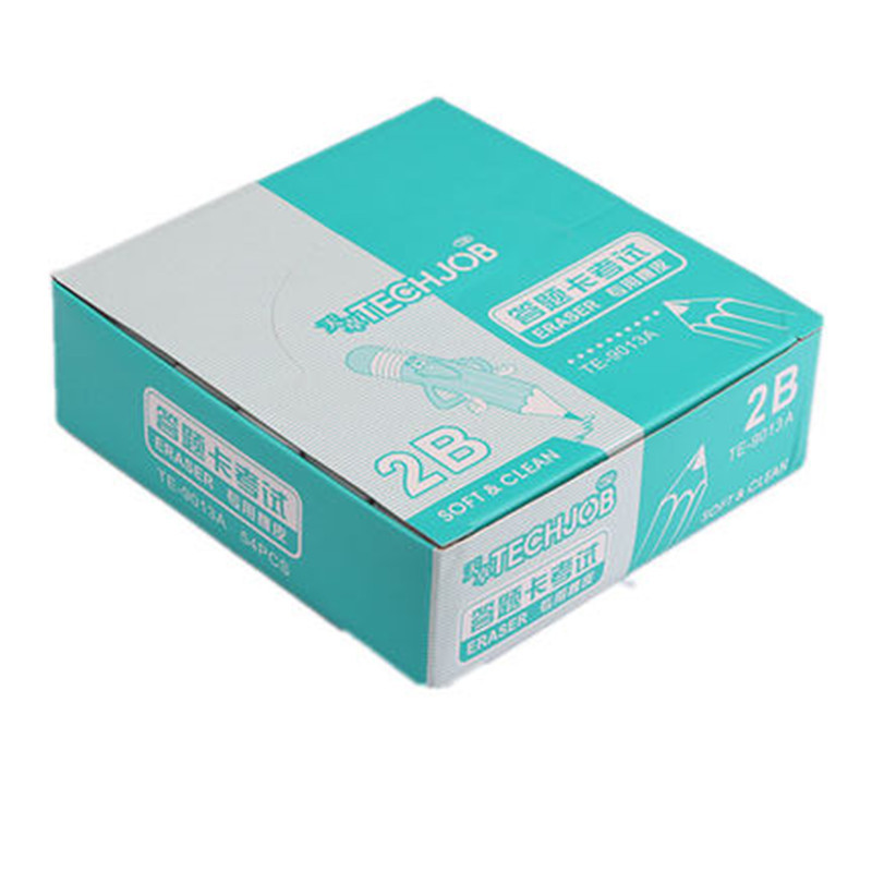 Tizo 9013 Eraser Exam 2B Writing Drawing Answer Card Pure White Eraser Student Writing Wipe Clean