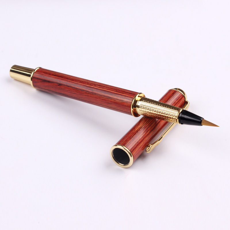 Soft Pen Pen-Type Writing Brush Calligraphy Pen Multifunctional Soft Pen Ink-Adding Absorbent Beginner Regular Script Weasel&#039;s Hair Writing Brush