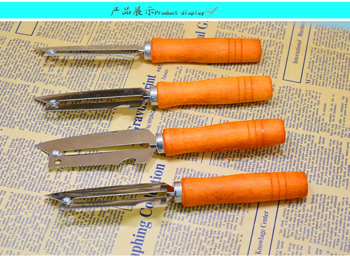 Stainless steel, the multi - purpose peeler cane fruit grater handle peeling knife fish scale grater kitchen utility
