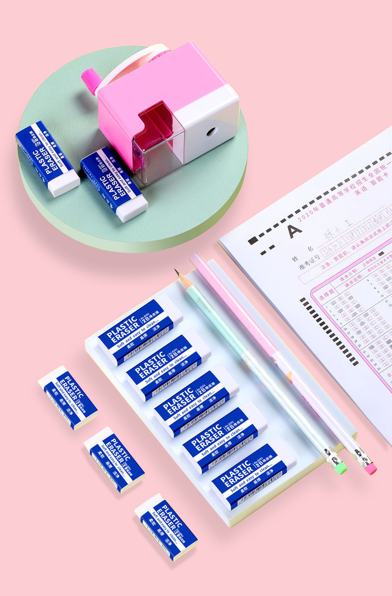 2B Eraser Student Exam Office Sketch Eraser Art Painting Children's Creative Stationery School Supplies Wholesale