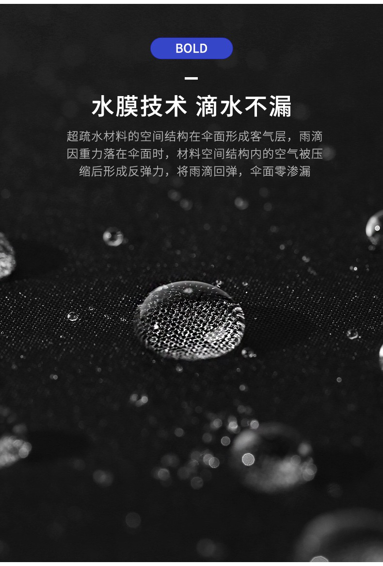 Tri-Fold Semi-automatic 8-Strand Monochrome Umbrella Folding Umbrella Business Umbrella Advertising Umbrella