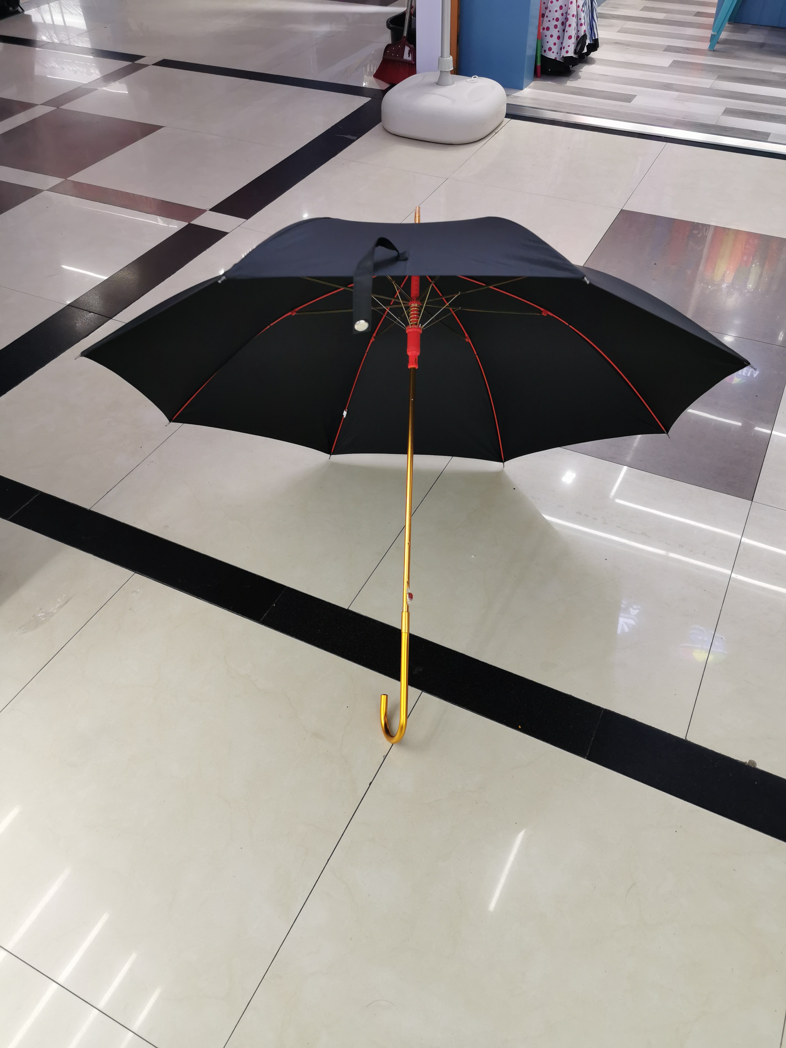 Factory Direct Sales Long Handle Umbrella Gold Bent Handlebar Aluminum Rod Fiber Bone Business Gift Advertising Umbrella Custom Logo Sunny Umbrella Factory Direct Sales Long Handle Umbrella Gold Bent Handlebar Aluminum Rod Fiber Bone Business Gift Advertising Umbrella Custom Logo Sunny Umbrella