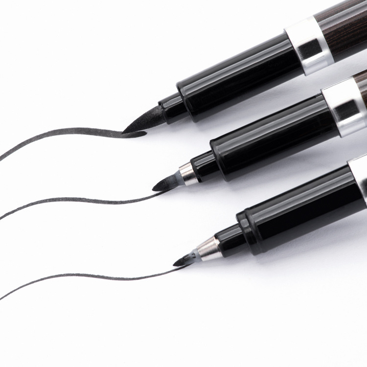 Wholesale Jumper SB56 Pen Type Writing Brush Large, Medium and Small Regular Script Pen Black Soft Pen Calligraphy Pen Copy Scripture Signature Calligraphy Practice Board