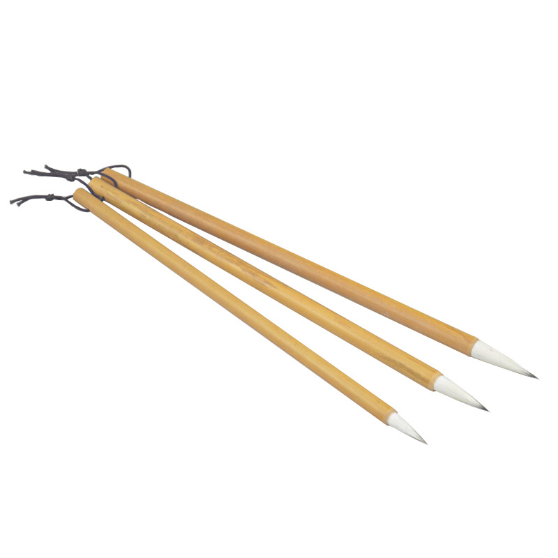 Bamboo Jiajian Baiyun Doubled Both Writing Brush Calligraphy Materials Orchid Bamboo Student Writing Brush Chinese Painting Regular Script Calligraphy and Painting