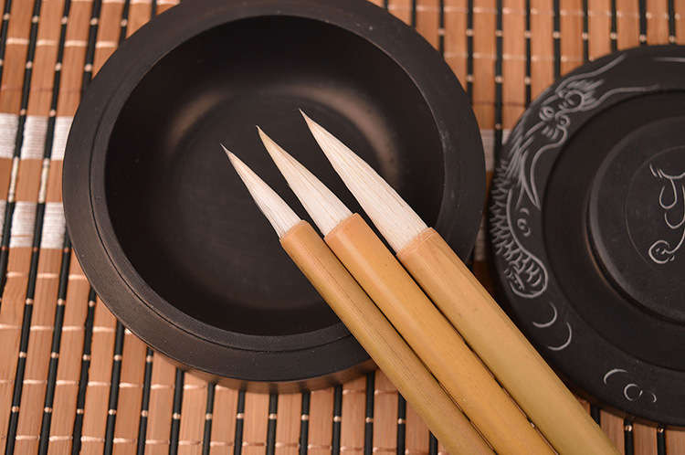Bamboo Jiajian Baiyun Doubled Both Writing Brush Calligraphy Materials Orchid Bamboo Student Writing Brush Chinese Painting Regular Script Calligraphy and Painting Bamboo Jiajian Baiyun Doubled Both Writing Brush Calligraphy Materials Orchid Bamboo Student Writing Brush Chinese Painting Regular Script Calligraphy and Painting