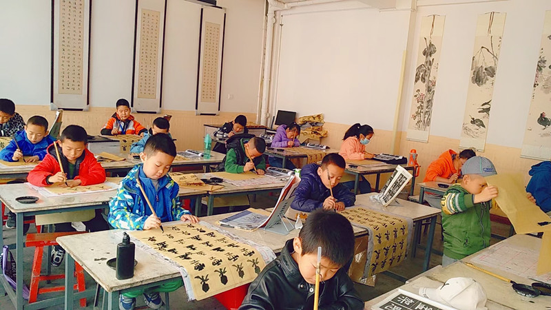 Doubled Both Writing Brush Set Calligraphy Materials Weasel's and Goat's Hair Primary and Middle School Students Calligraphy and Painting Traditional Chinese Painting Watercolor Painting Fine Brushwork Freehand Brushwork Ou Kai