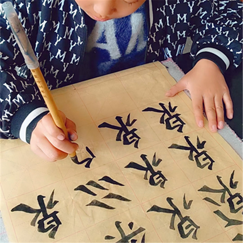 Doubled Both Writing Brush Set Calligraphy Materials Weasel's and Goat's Hair Primary and Middle School Students Calligraphy and Painting Traditional Chinese Painting Watercolor Painting Fine Brushwork Freehand Brushwork Ou Kai