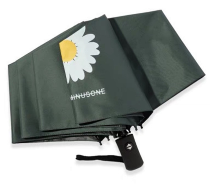 Full automatic folding umbrella, three folding umbrella, open from the umbrella, chrysanthemum junkyu umbrella, Advertising umbrella, umbrella