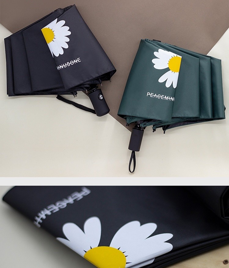 Full automatic folding umbrella, three folding umbrella, open from the umbrella, chrysanthemum junkyu umbrella, Advertising umbrella, umbrella