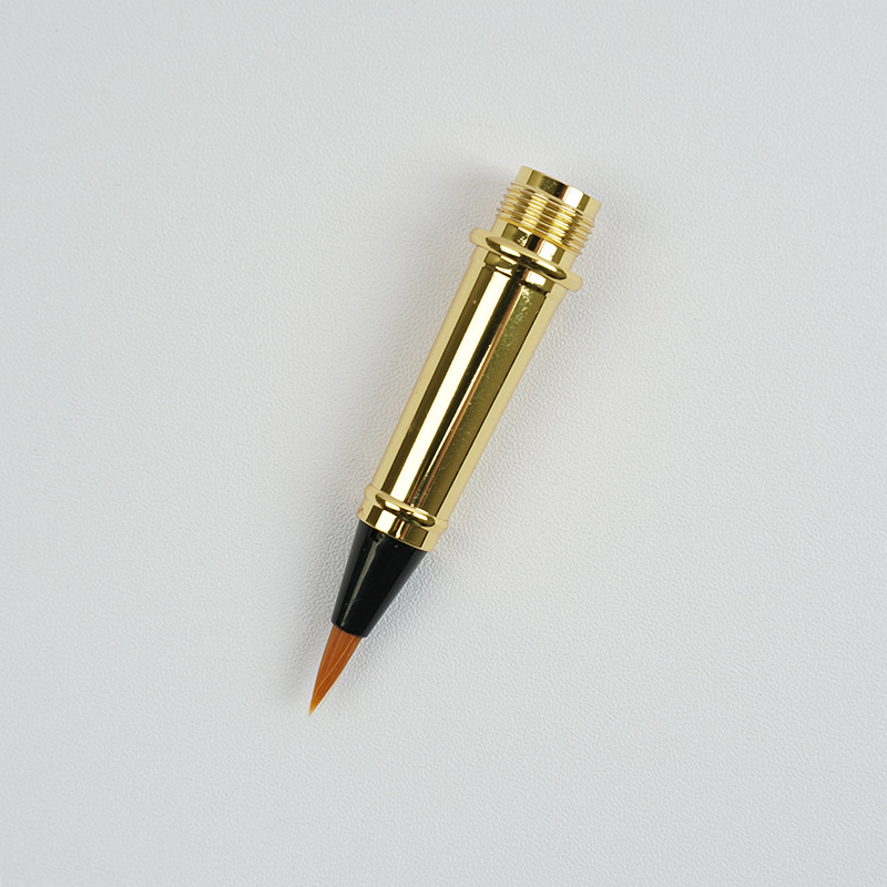 Qiumixuan New Portable Pen-Type Writing Brush Regular Script in Small Characters Calligraphy Copy Scripture Wolf Hair Brush Can Add Ink Art Beauty Soft Pen