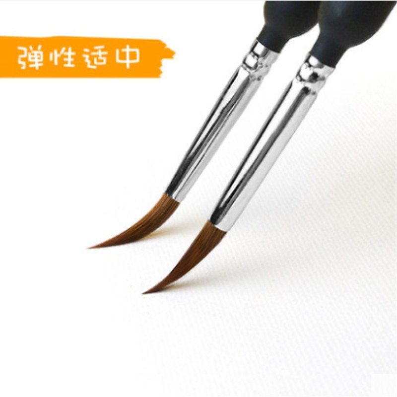 Amazon Delineating Writing Brush Hand-Painted Eyebrow Pencil Art Sketch Brush Weasel&#039;s Hair Delineating Brush Student Eyebrow Painting Brush Wholesale