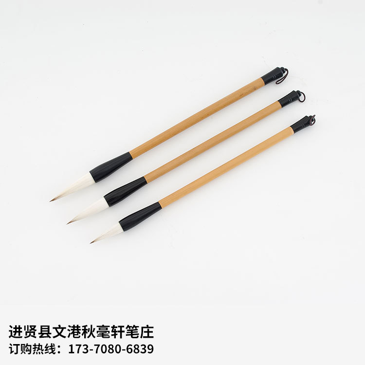 One Piece Dropshipping Student Beginner Weasel&#039;s and Goat&#039;s Hair Writing Brush Calligraphy Training Class Large, Medium and Small Regular Script Set Pen Wholesale