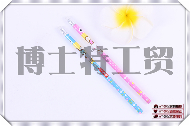 Leather lead 2B student drawing pencil box 12 manufacturers spot marketing
