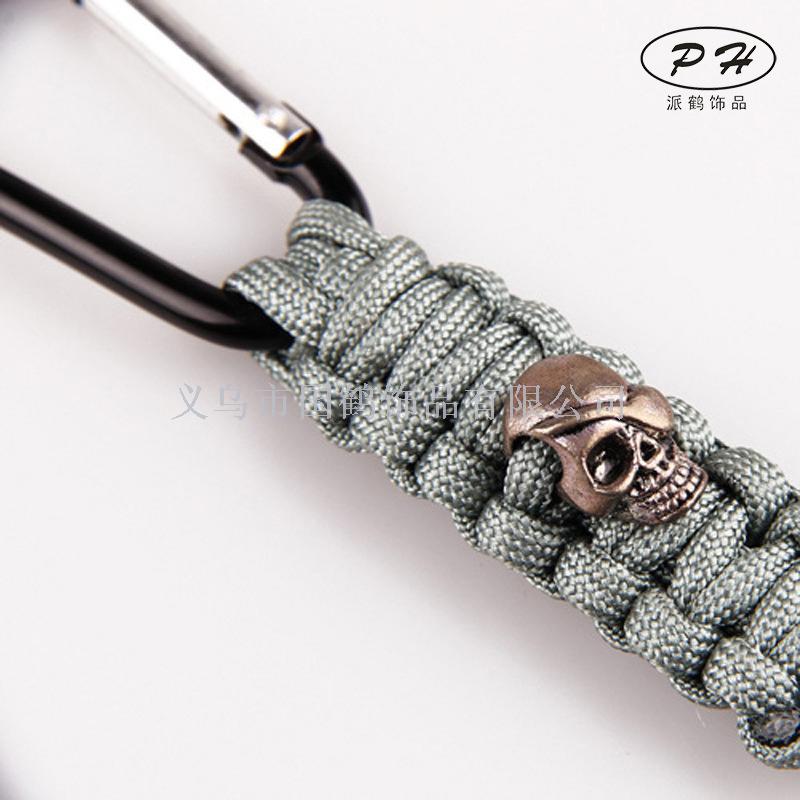 Seven - core umbrella rope hand-woven key ring Seven - core umbrella rope hand-woven key ring