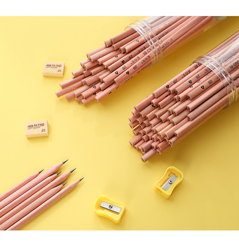 2B Pencil Safety HB Pencil Examination Log Sketching Pencil Children's Pencil Pupils' Stationery Supplies Non-Toxic 2B Pencil Safety HB Pencil Examination Log Sketching Pencil Children's Pencil Pupils' Stationery Supplies Non-Toxic