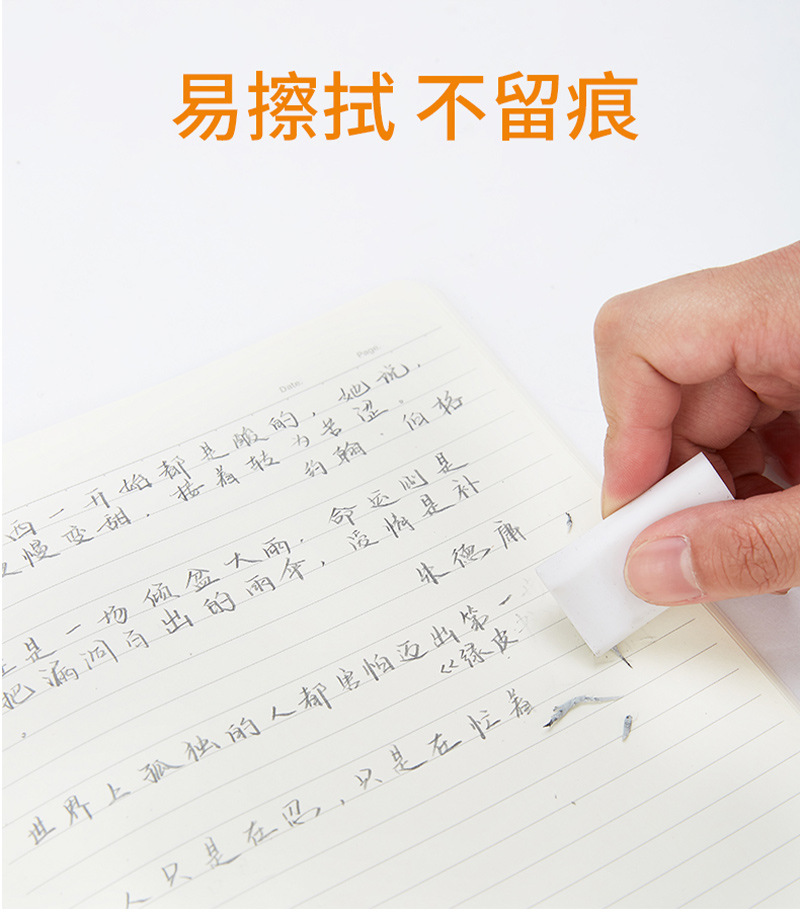 Log Six Angle Rod HB Children Pens for Writing Letters 2B Pencil Exam Fill Card School Supplies Sketch Thick Black Write Constantly