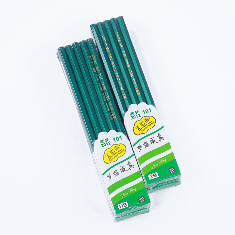 Primary School Student Non-Lead-Poisonous 2B Exam Pencil HB Writing Pencil Children&#039;s School Supplies Stationery Wholesale