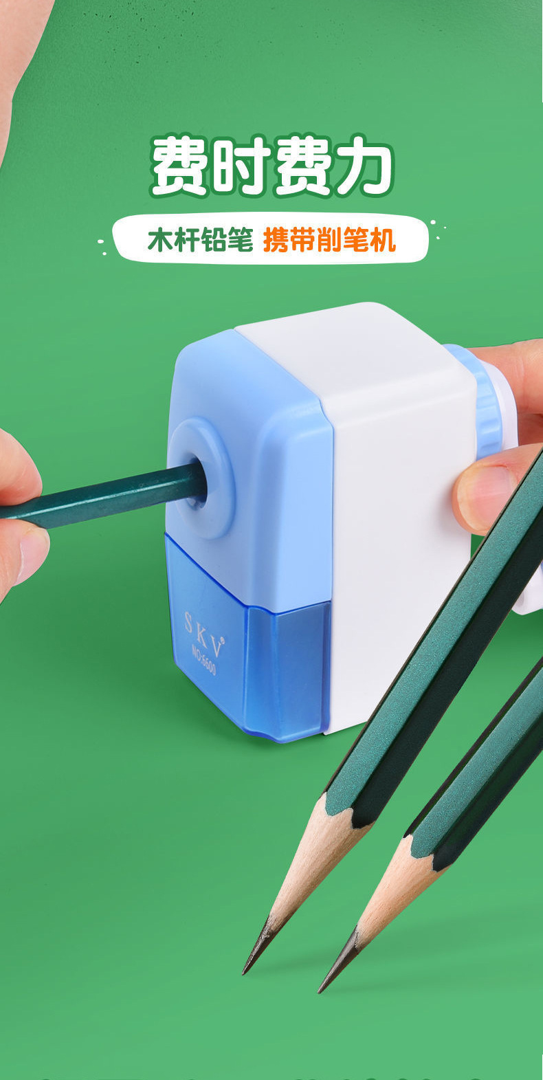 Tizo 2.0 Thick Lead Cut-Free Propelling Pencil Pressed Pencil Primary School Students Can Replace Refill Write Constantly 2B Pencil