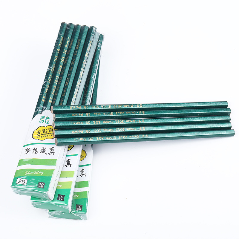 Primary School Student Non-Lead-Poisonous 2B Exam Pencil HB Writing Pencil Children's School Supplies Stationery Wholesale Primary School Student Non-Lead-Poisonous 2B Exam Pencil HB Writing Pencil Children's School Supplies Stationery Wholesale